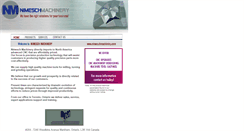 Desktop Screenshot of nimeschmachinery.com